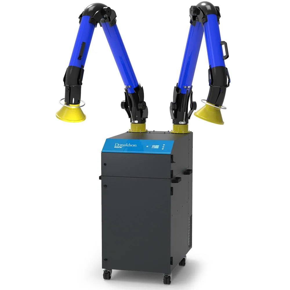 Dual Arm Laser Fume Extraction