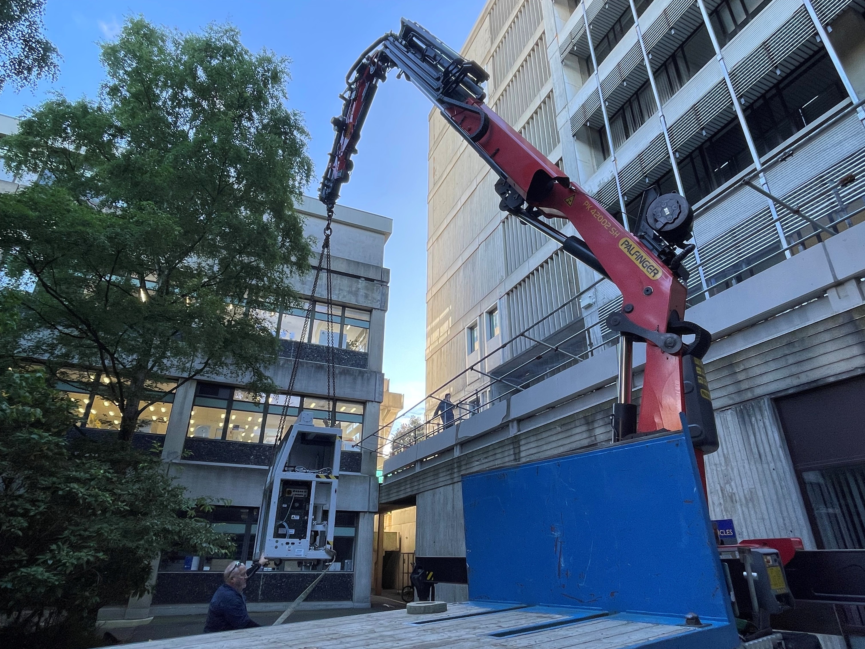 Flying lasers at the University of Otago